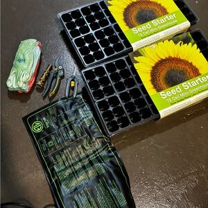 Seed Starter Kit with Heat Mat and Tools